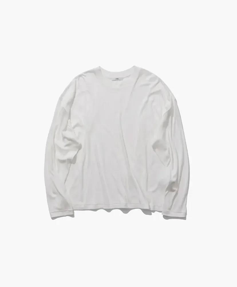 Cotton Linen Fraise | Long Sleeve T-Shirt