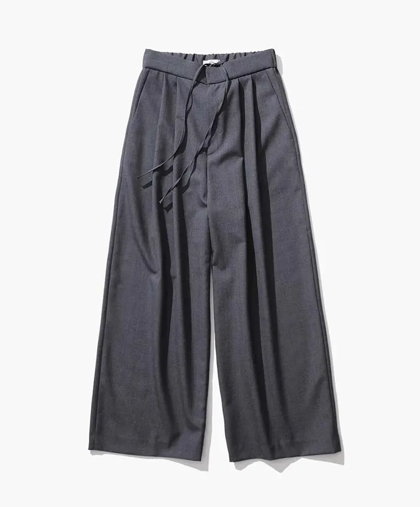 Wool Tropical | Wide Easy Pants
