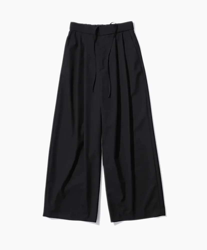 Wool Tropical | Wide Easy Pants