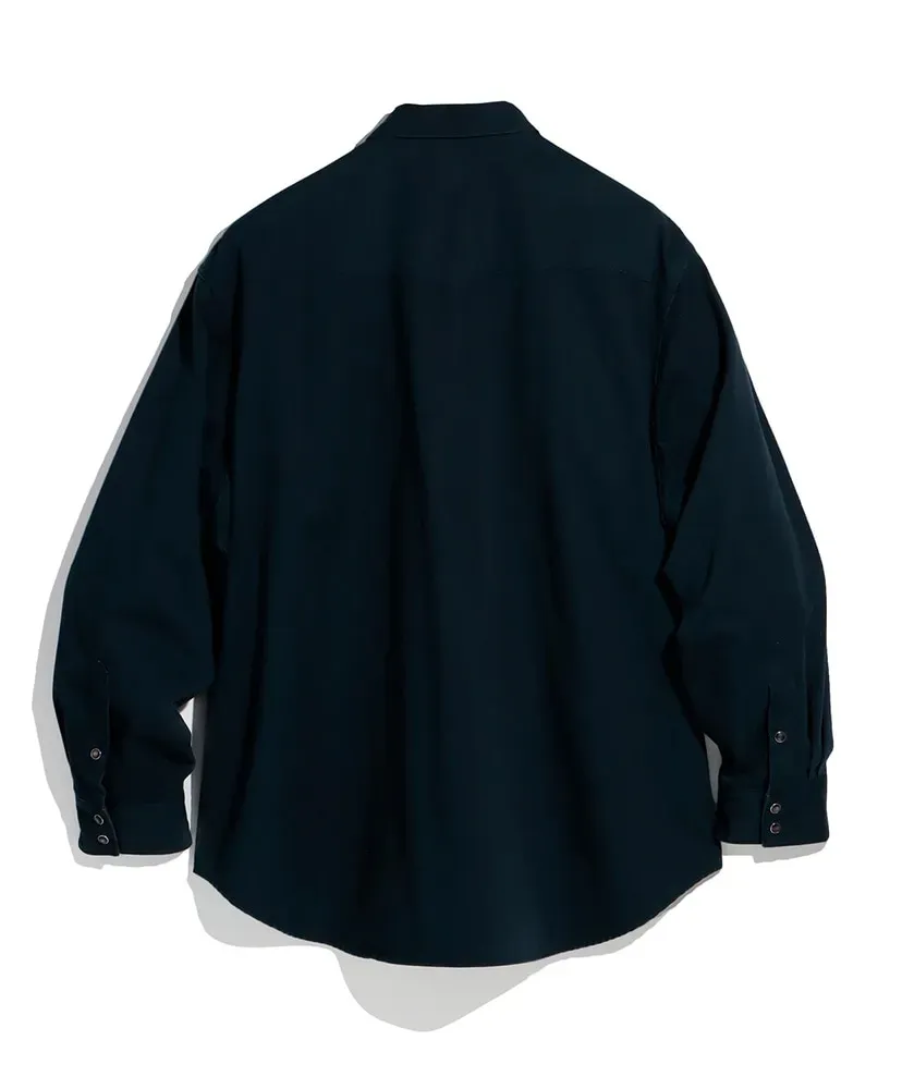 Cotton Herringbone Western Shirt