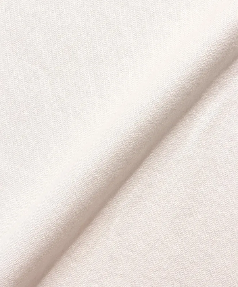 Cotton Herringbone Western Shirt