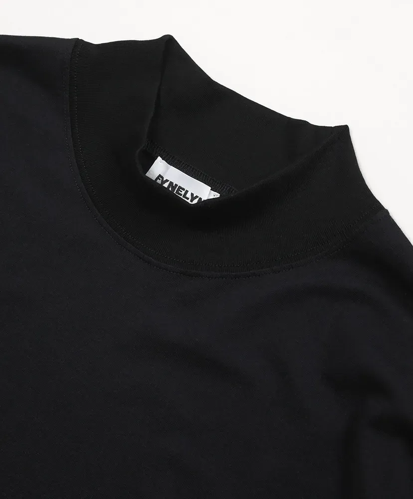 Cottony Long Sleeve Mock Neck