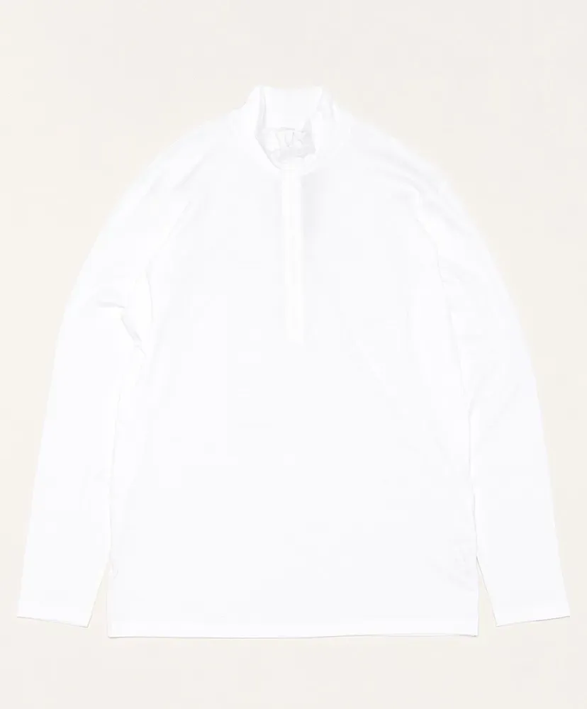 Cottony Long Sleeve Half Zip