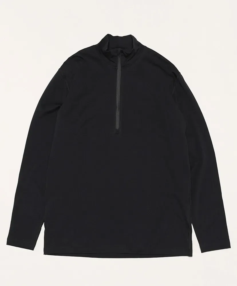 Cottony Long Sleeve Half Zip