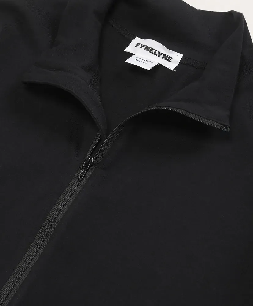 Cottony Long Sleeve Half Zip