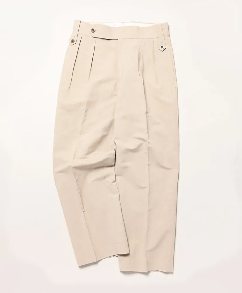 British Army Chinos - Linen×Cotton High Count Poplin