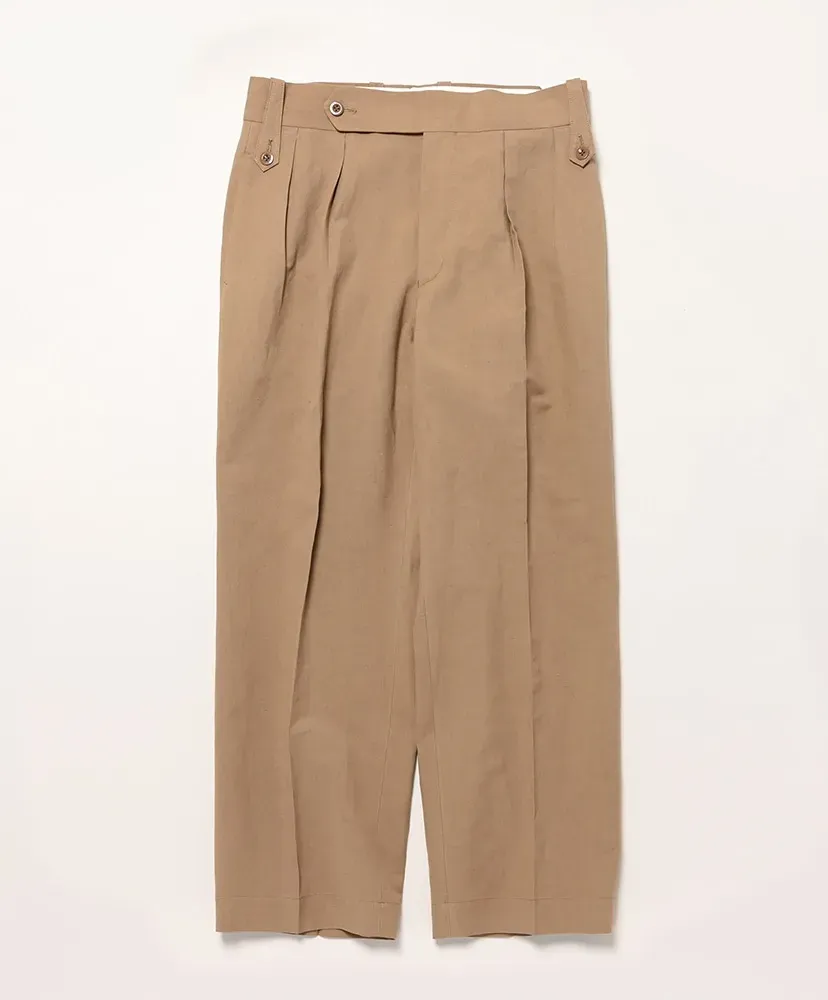 British Army Chinos - Linen×Cotton High Count Poplin