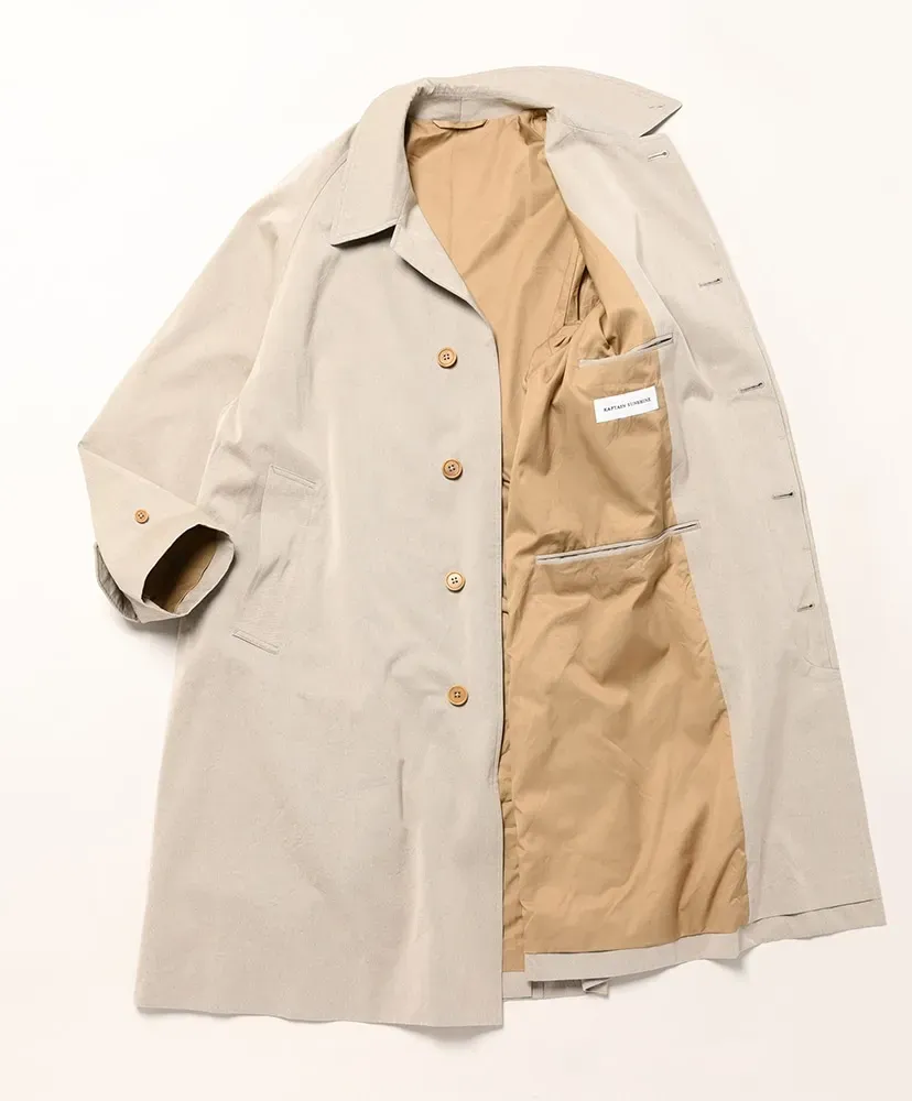Cotton Covert Gabardine Walker Coat