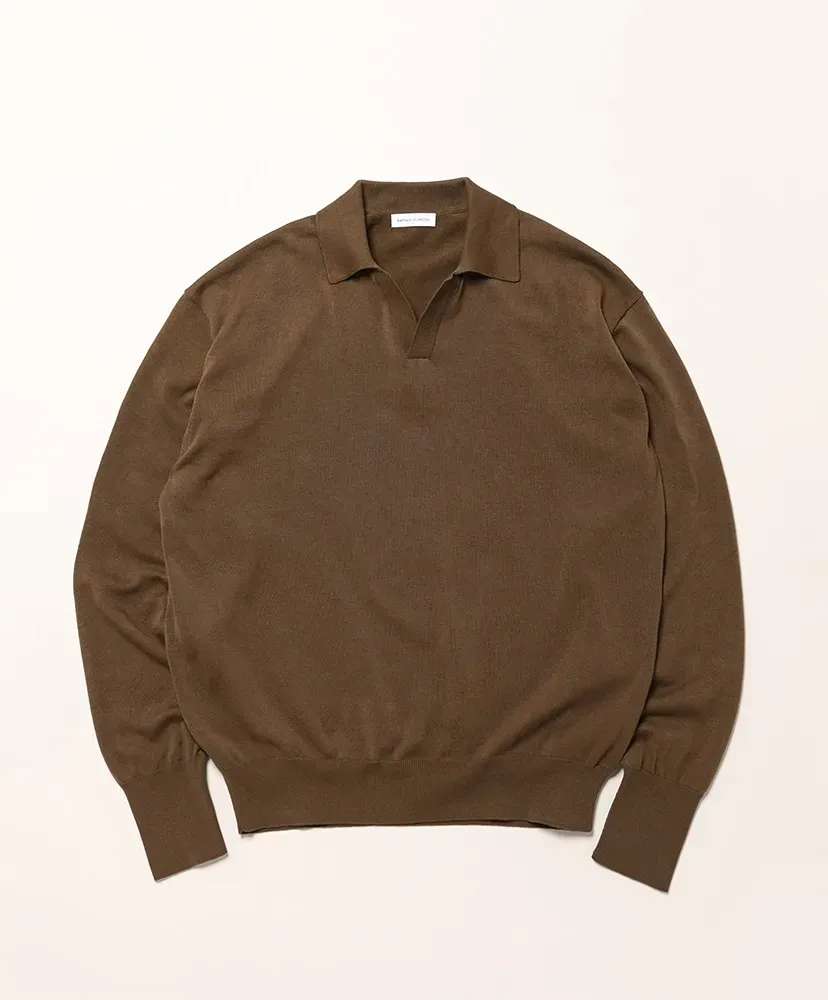 Cotton Knit Skipper Shirt