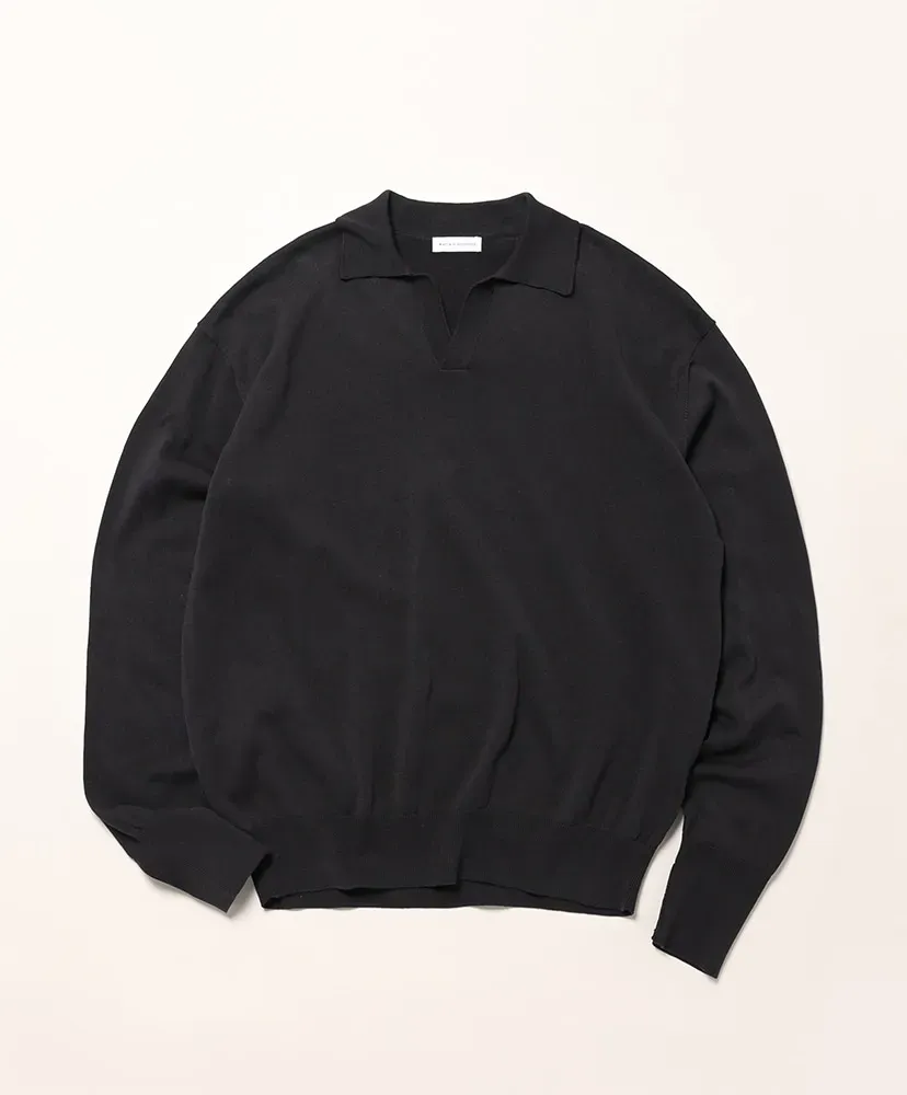 Cotton Knit Skipper Shirt