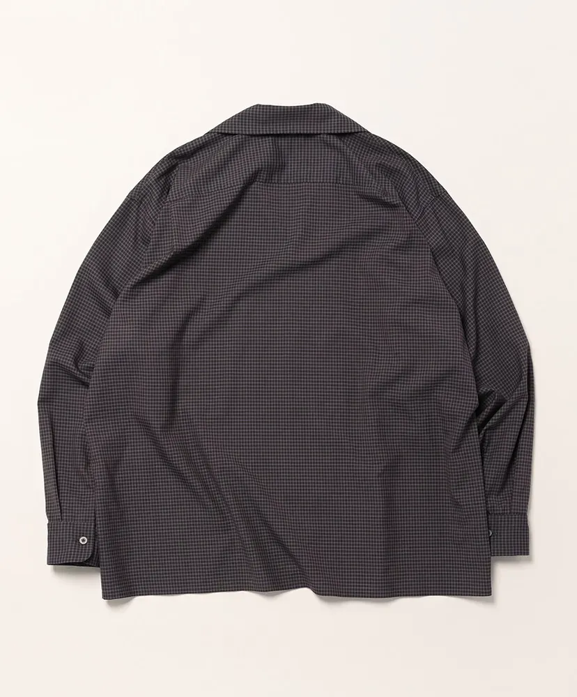 Summer Wool Open Collar Shirt