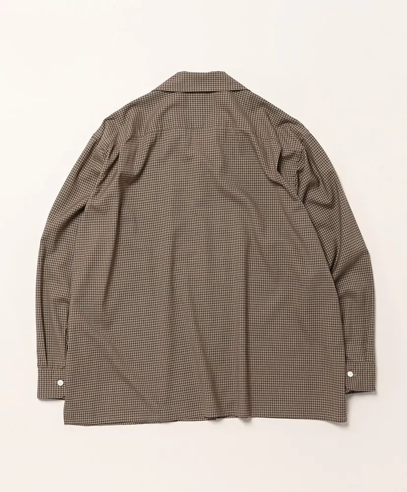 Summer Wool Open Collar Shirt
