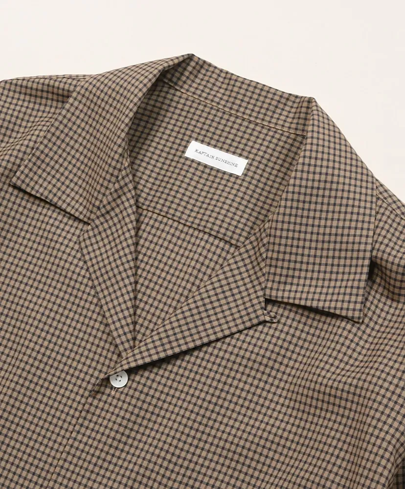 Summer Wool Open Collar Shirt