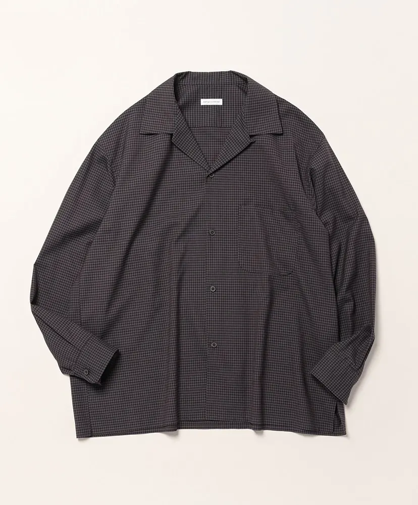 Summer Wool Open Collar Shirt
