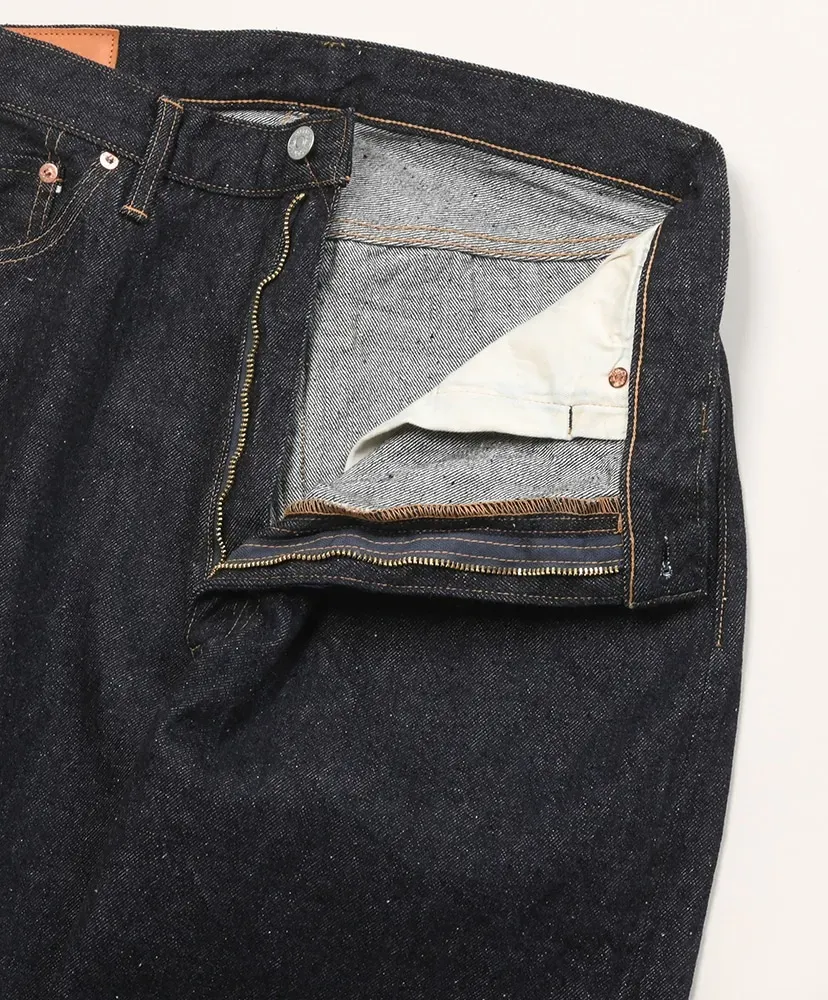 5P Zipper Front Denim Pants