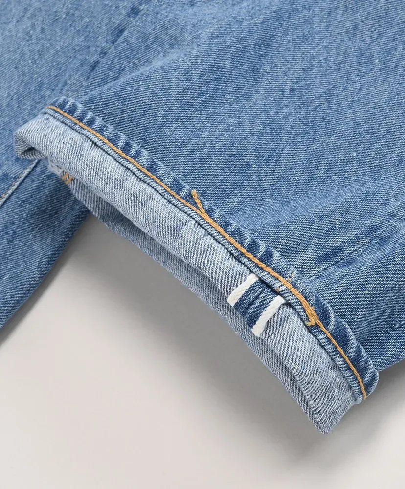 5P Zipper Front Denim Pants