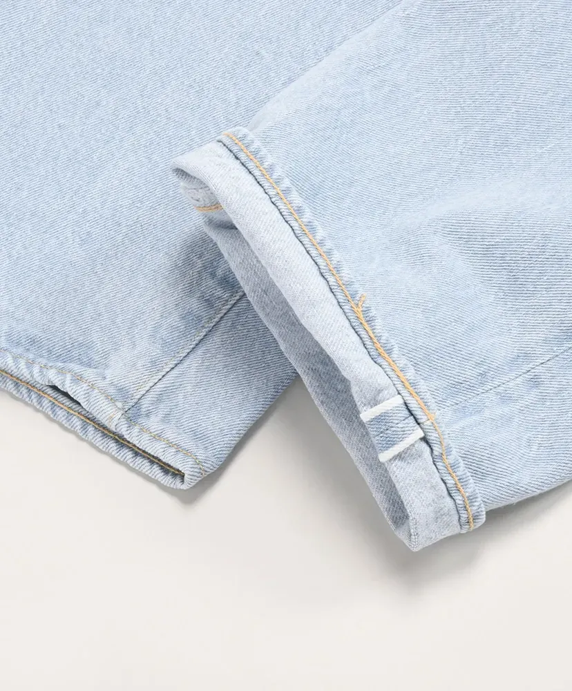 5P Zipper Front Denim Pants