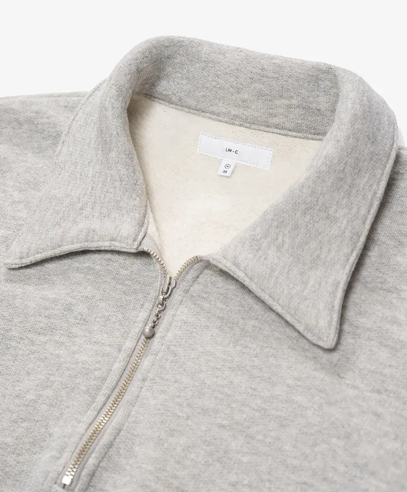 Cotton Wool Quarter Zip Sweatshirt