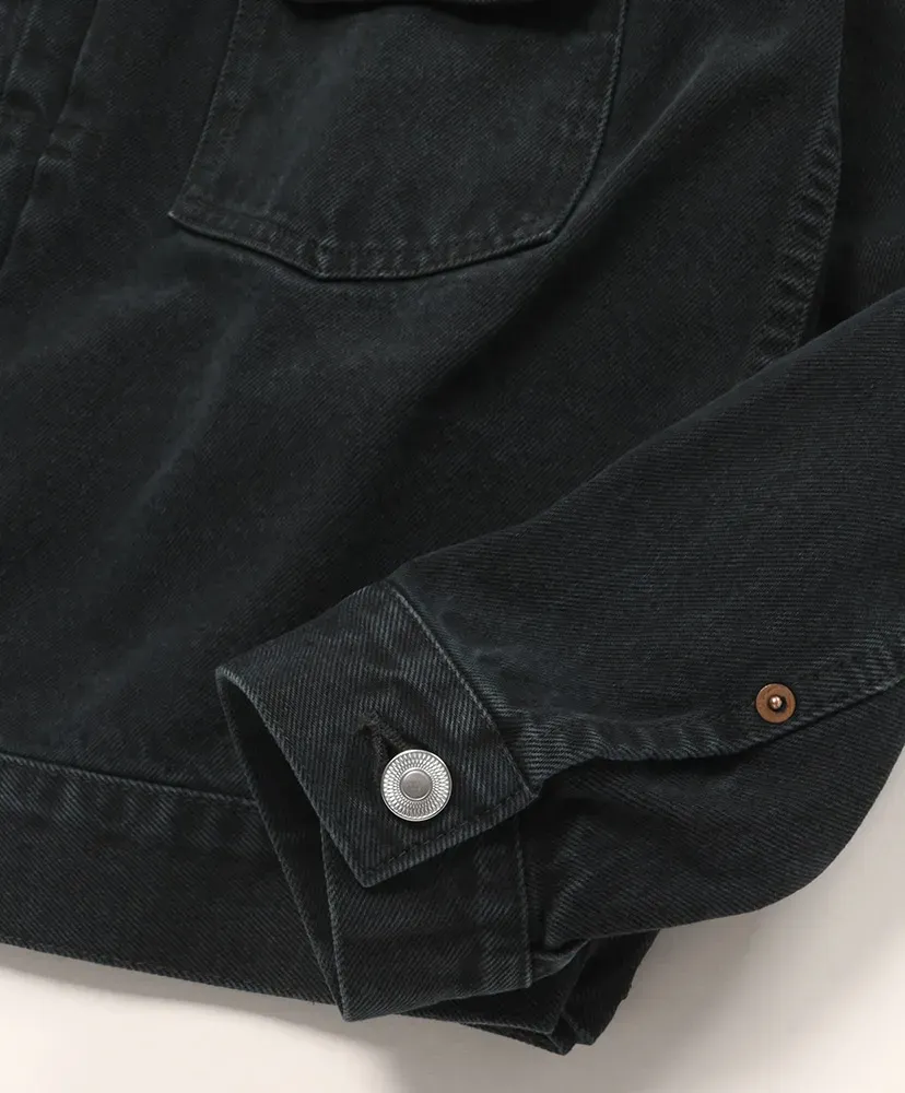2Nd Type Black Denim Jacket