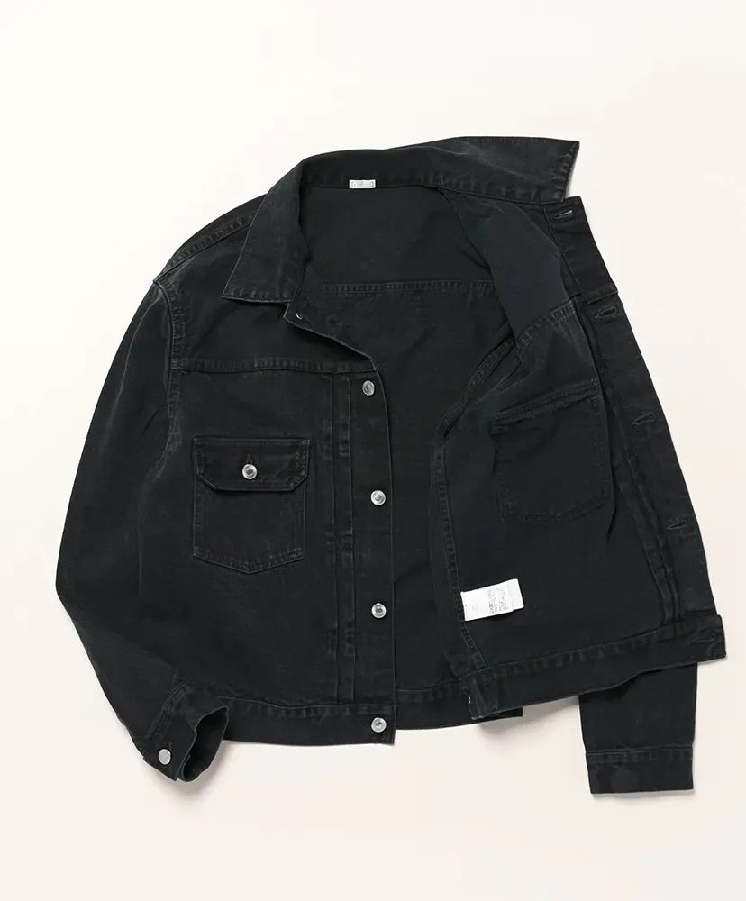 2Nd Type Black Denim Jacket