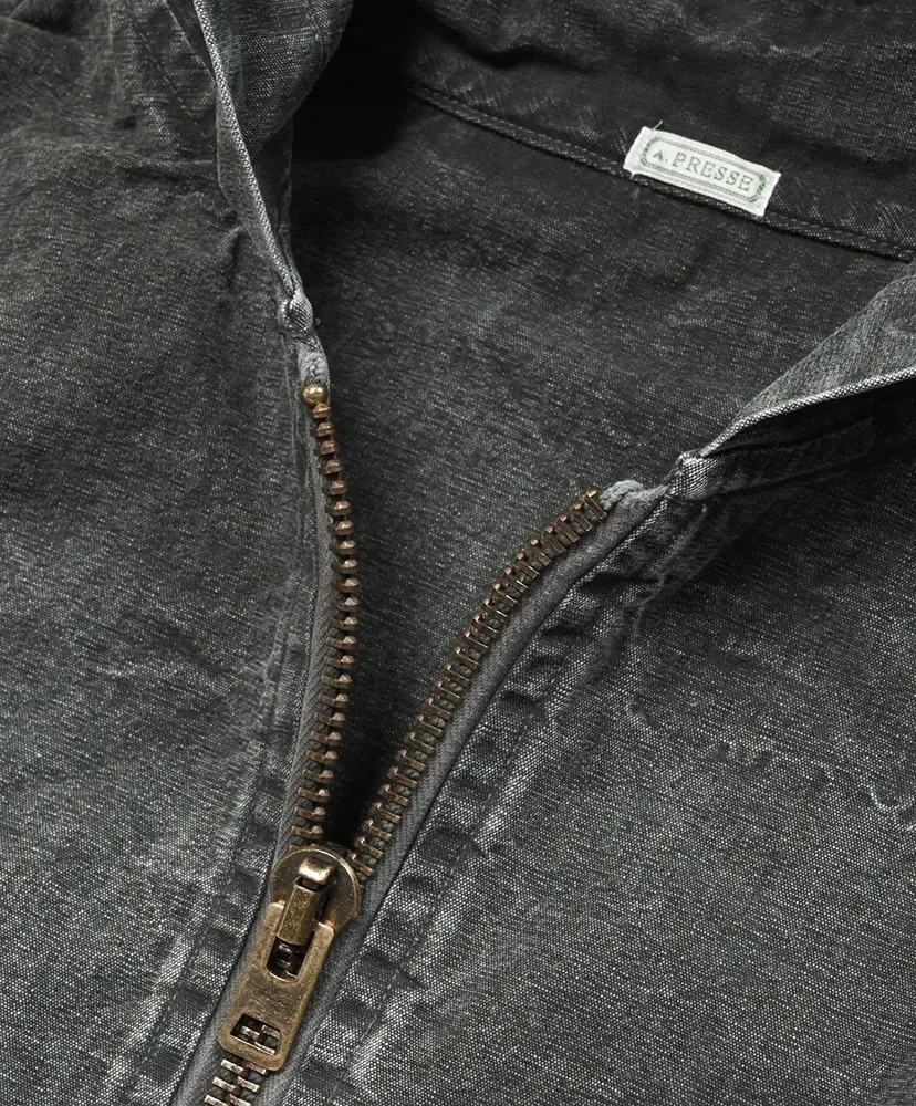 Vintage Us Navy Zip Hoodie