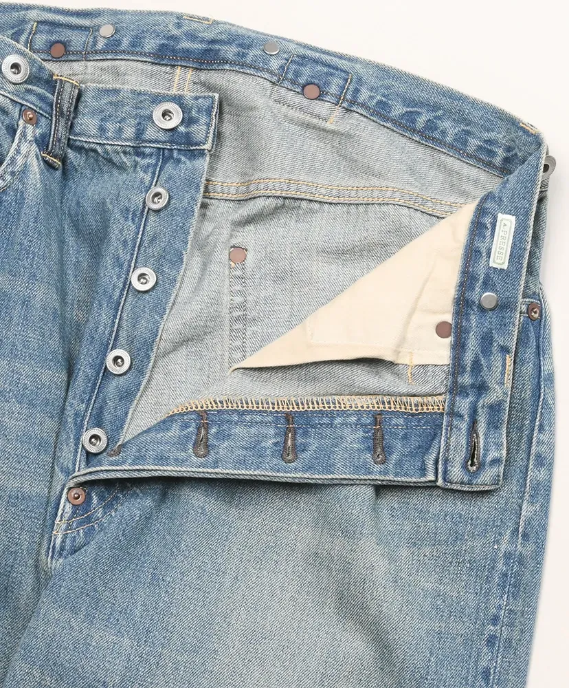 No.22 Washed Wide Denim Pants