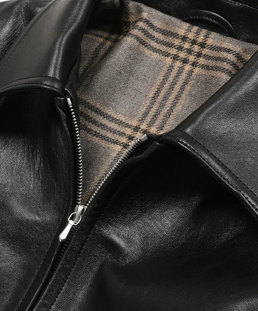 Leather French Riders Jacket
