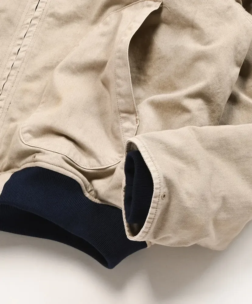 Vintage Ww2 Us Navy Deck Hooded Jacket