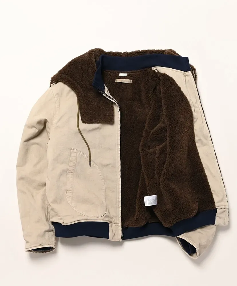 Vintage Ww2 Us Navy Deck Hooded Jacket