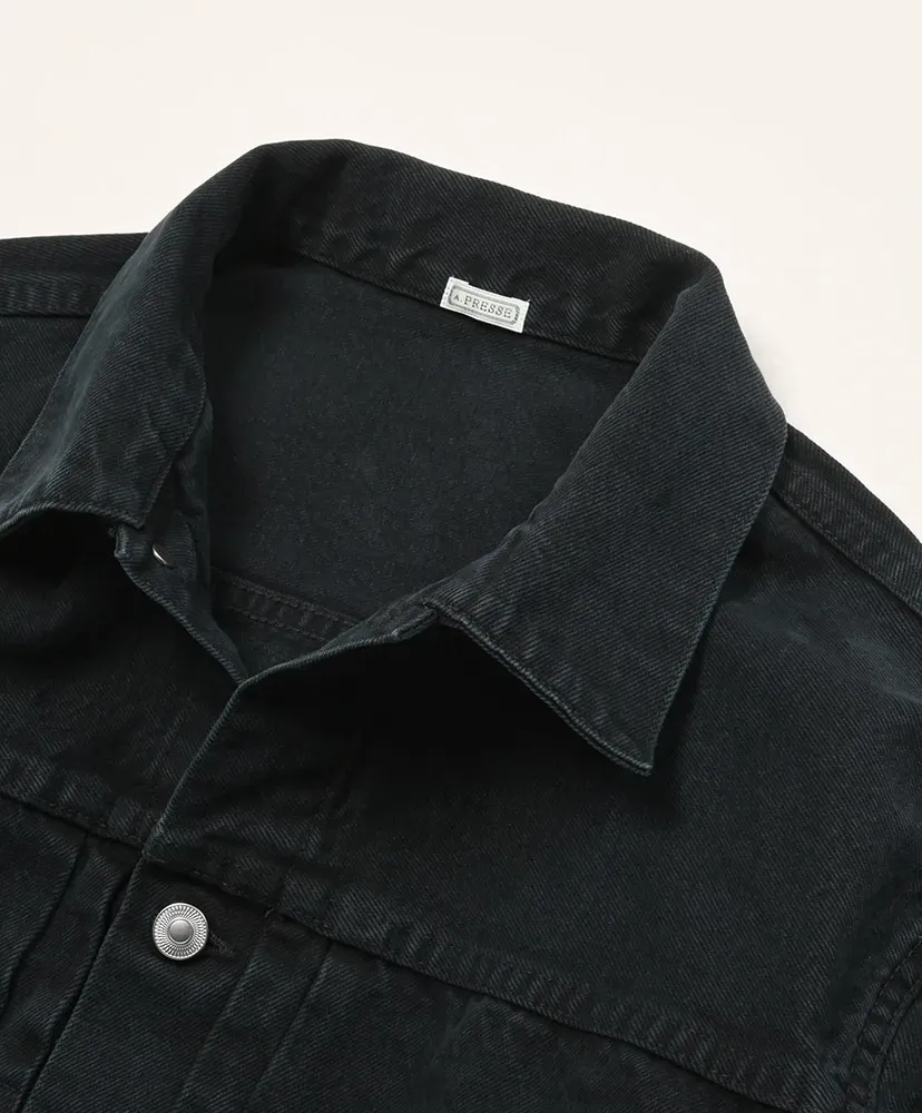 2Nd Type Black Denim Jacket