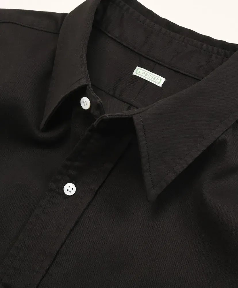 Double Weave Twill Regular Collar Shirts