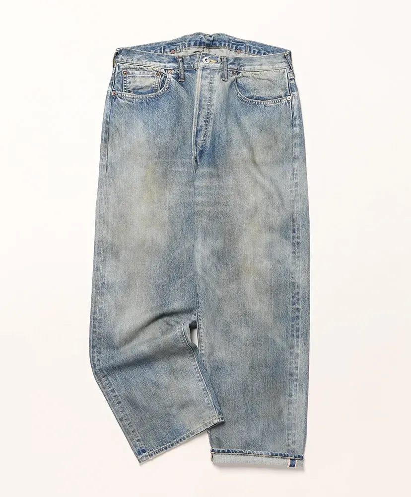 No.37 Washed Wide Denim Pants