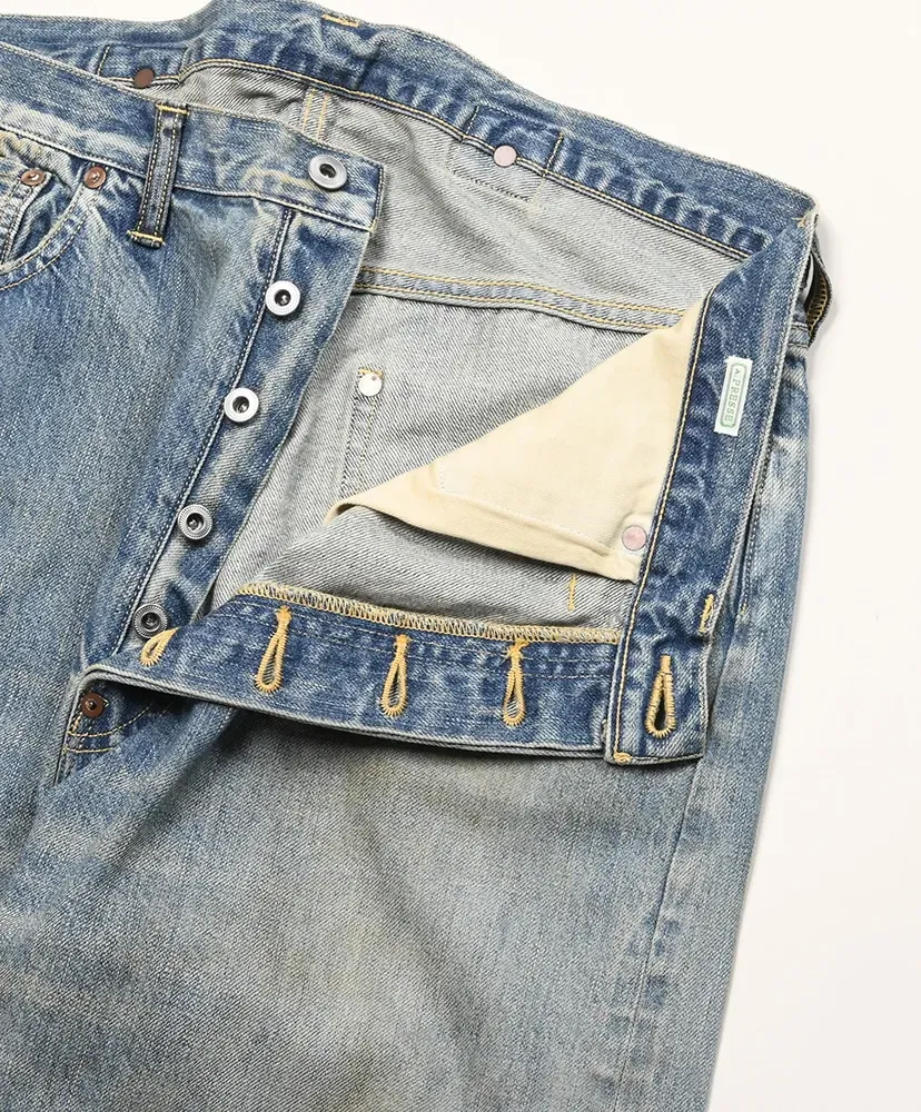 No.37 Washed Wide Denim Pants