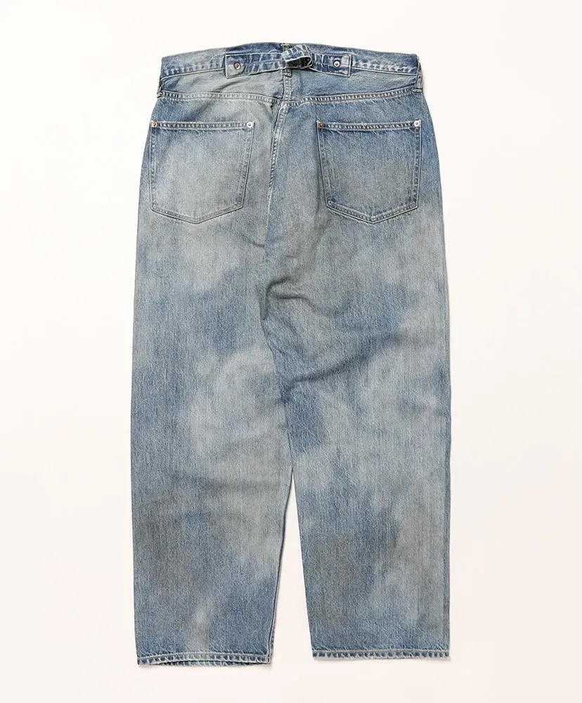 No.37 Washed Wide Denim Pants