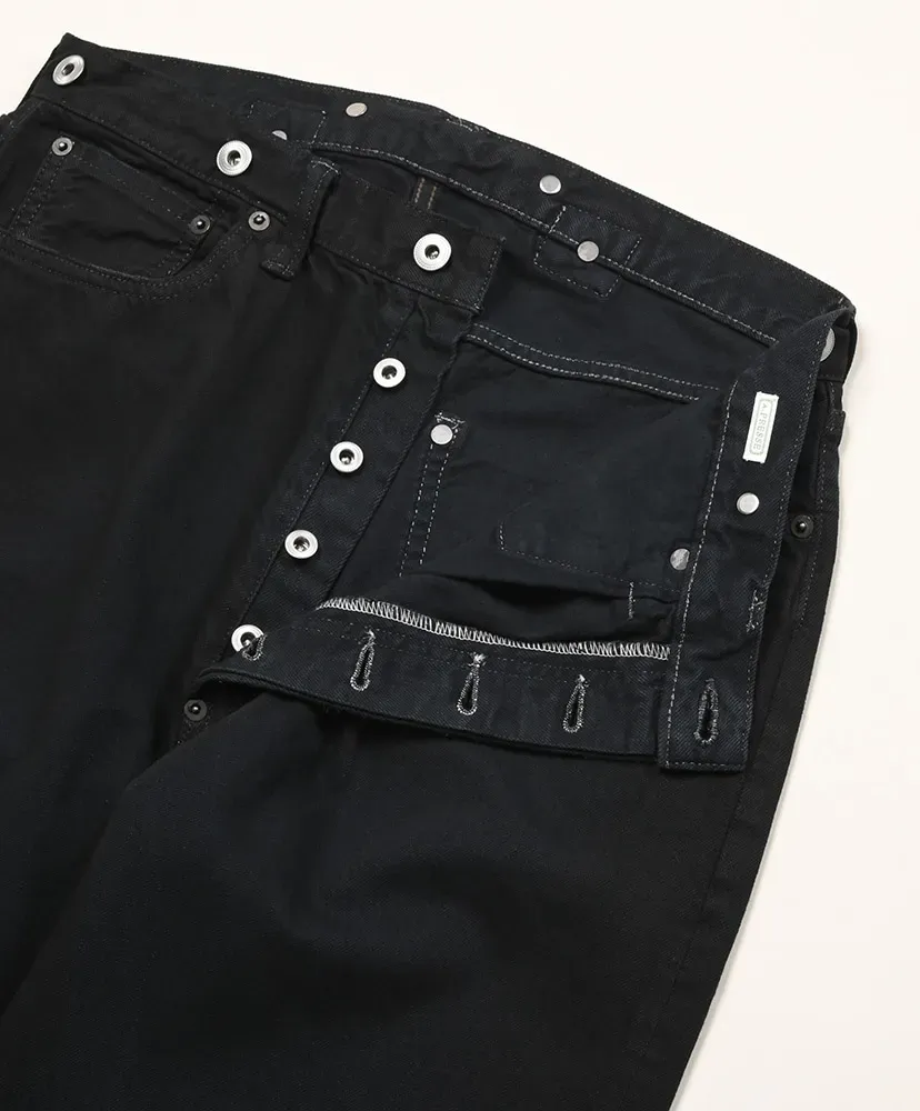 No.22 Washed Wide Denim Pants