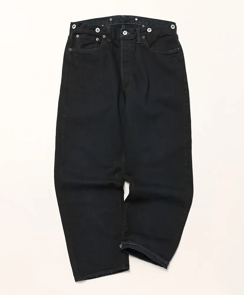 No.22 Washed Wide Denim Pants