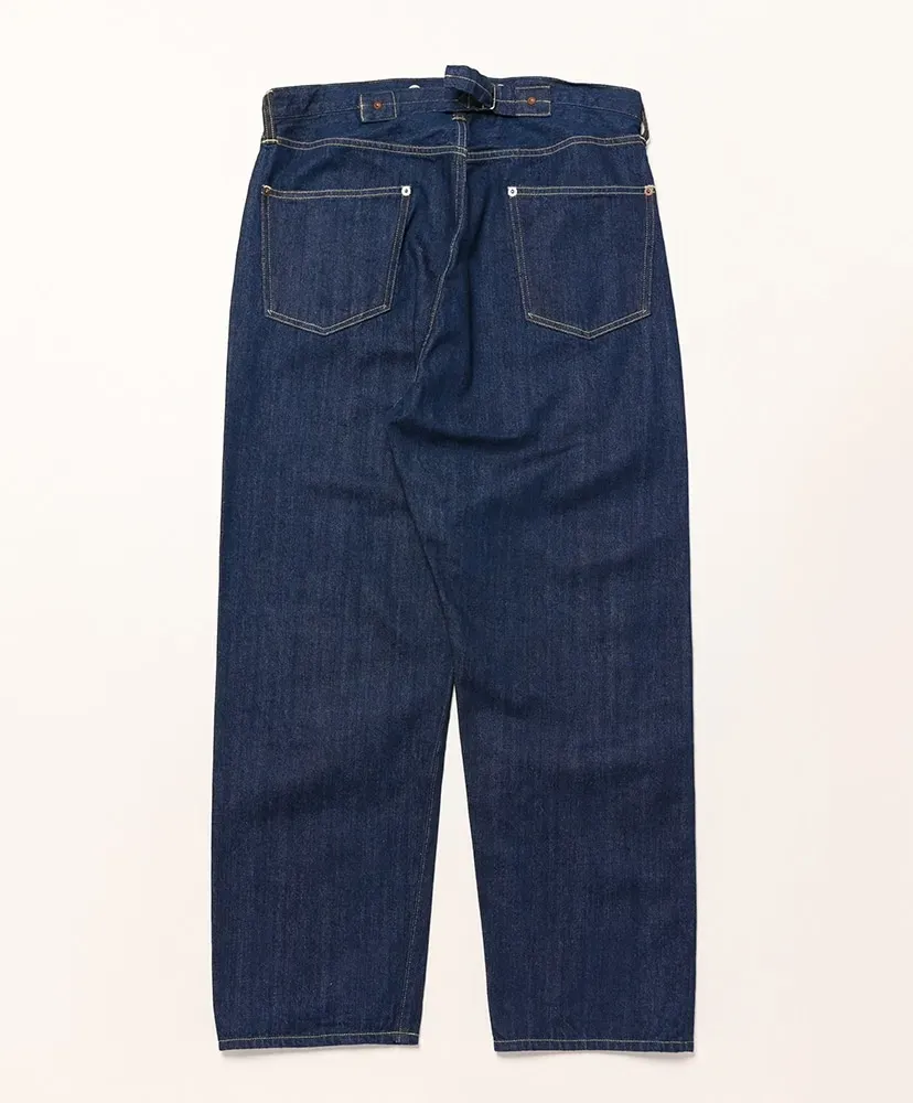 No.22 Washed Wide Denim Pants
