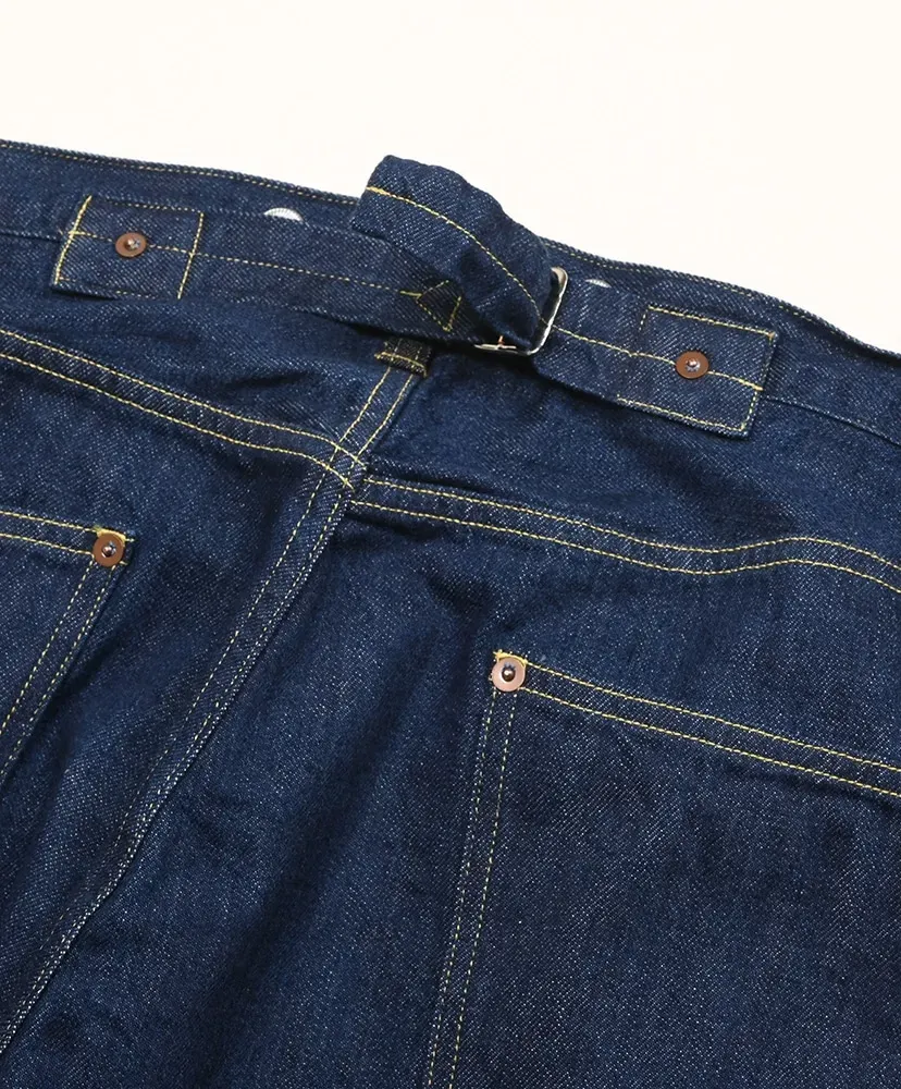 No.22 Washed Wide Denim Pants