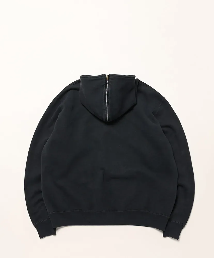 Vintage Sailor Hood Half Zip Sweatshirt