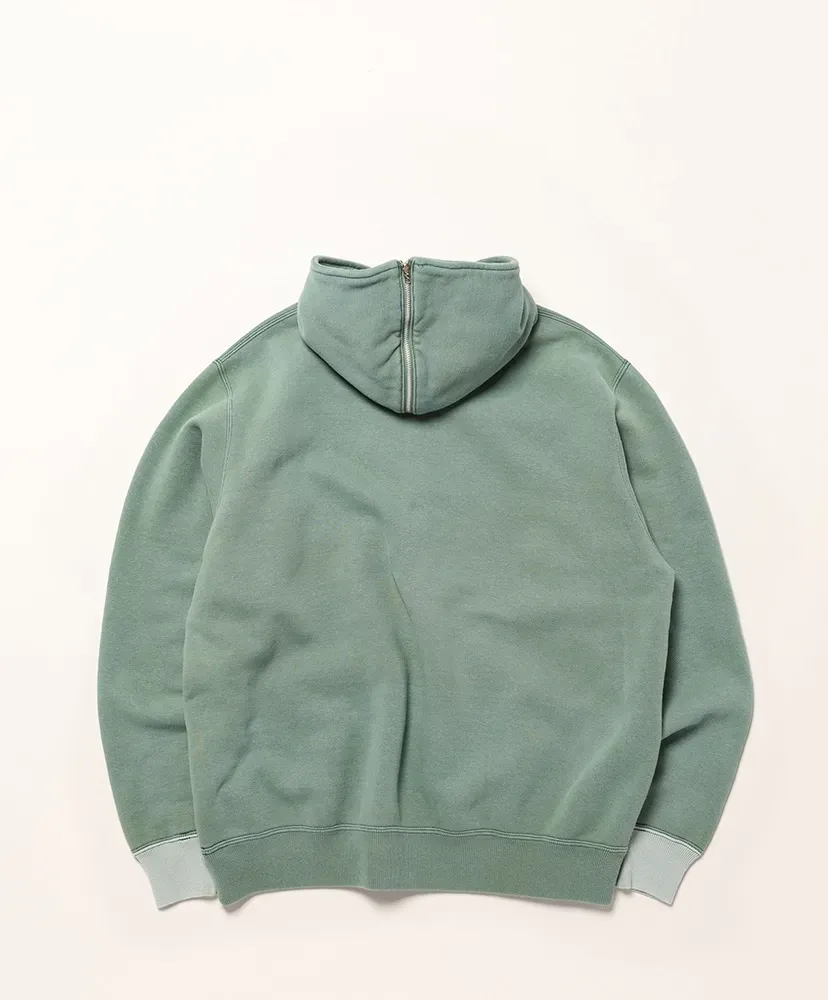 Vintage Sailor Hood Half Zip Sweatshirt