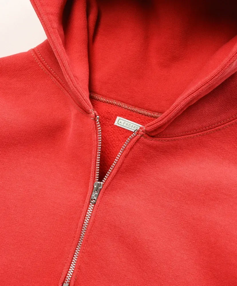 Vintage Sailor Hood Half Zip Sweatshirt