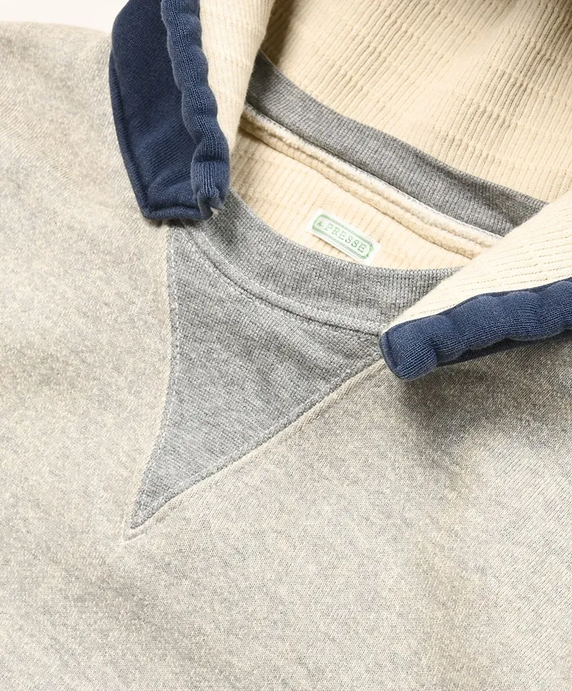 Vintage Attached Hood Sweat Parka