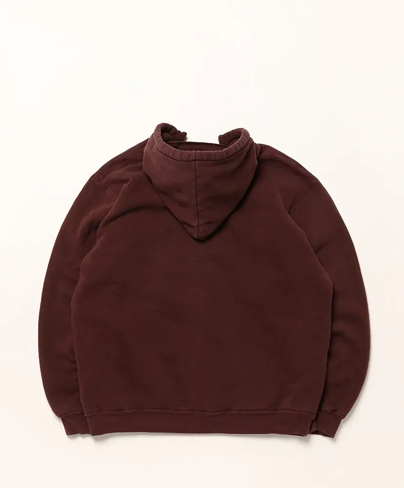 Vintage Attached Hood Sweat Parka