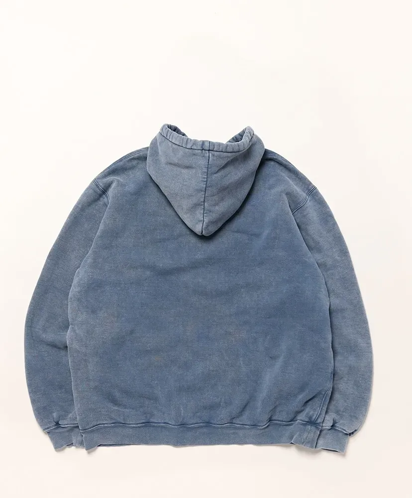 Vintage Attached Hood Sweat Parka
