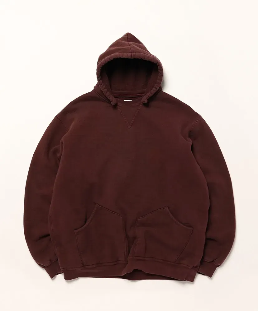 Vintage Attached Hood Sweat Parka