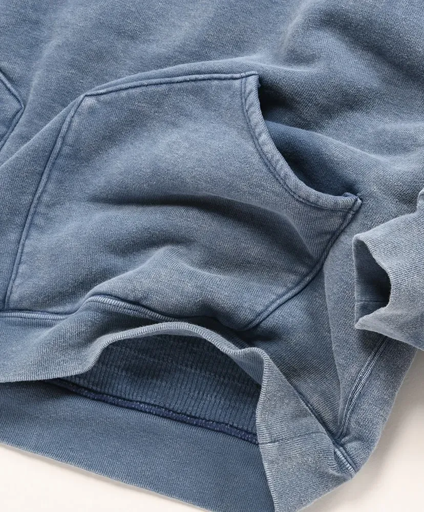 Vintage Attached Hood Sweat Parka
