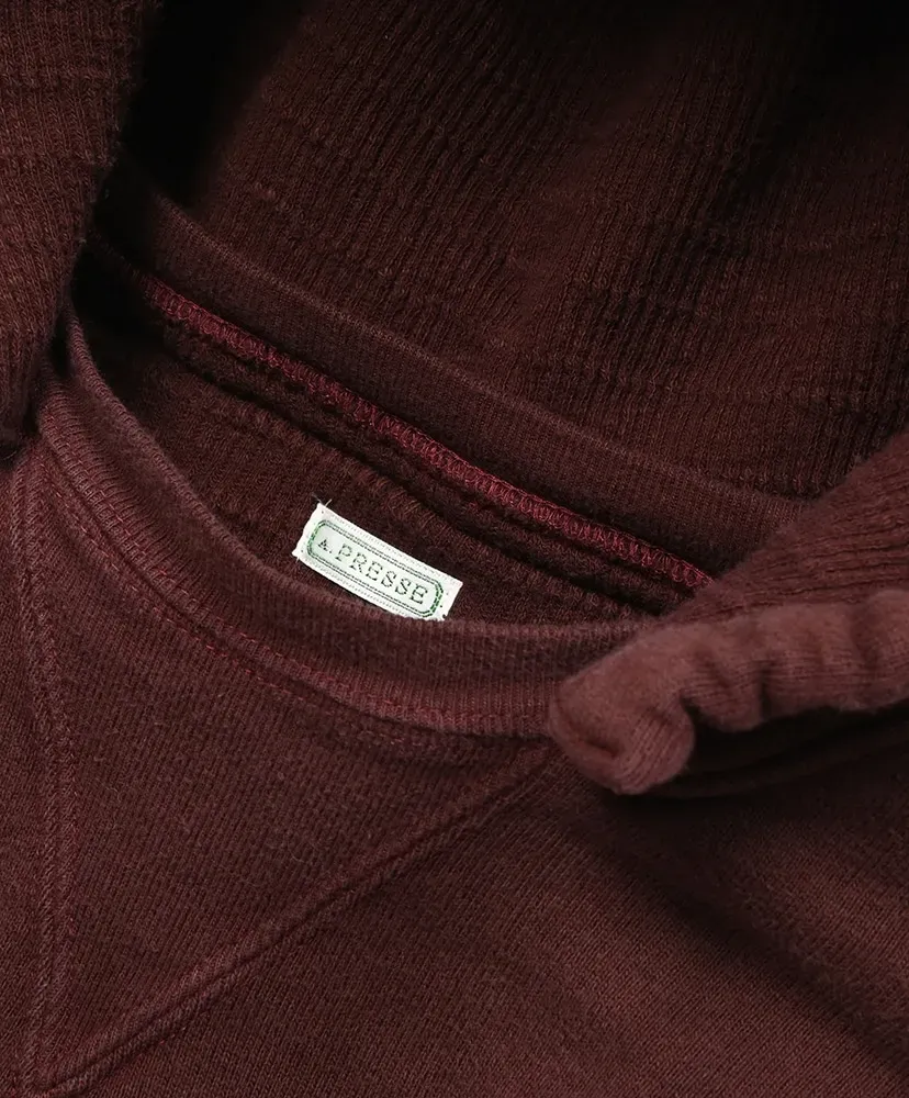 Vintage Attached Hood Sweat Parka