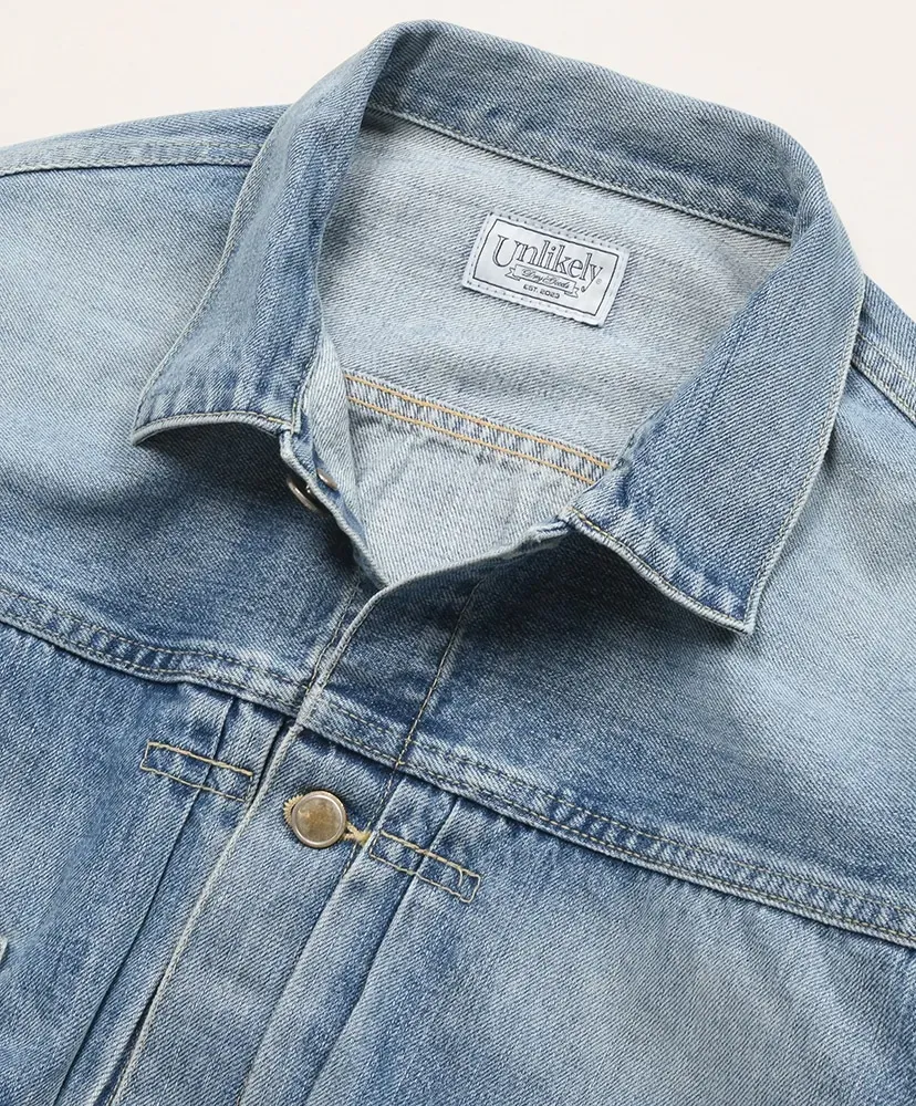 Unlikely Time Travel Trucker Jacket 1977Wash