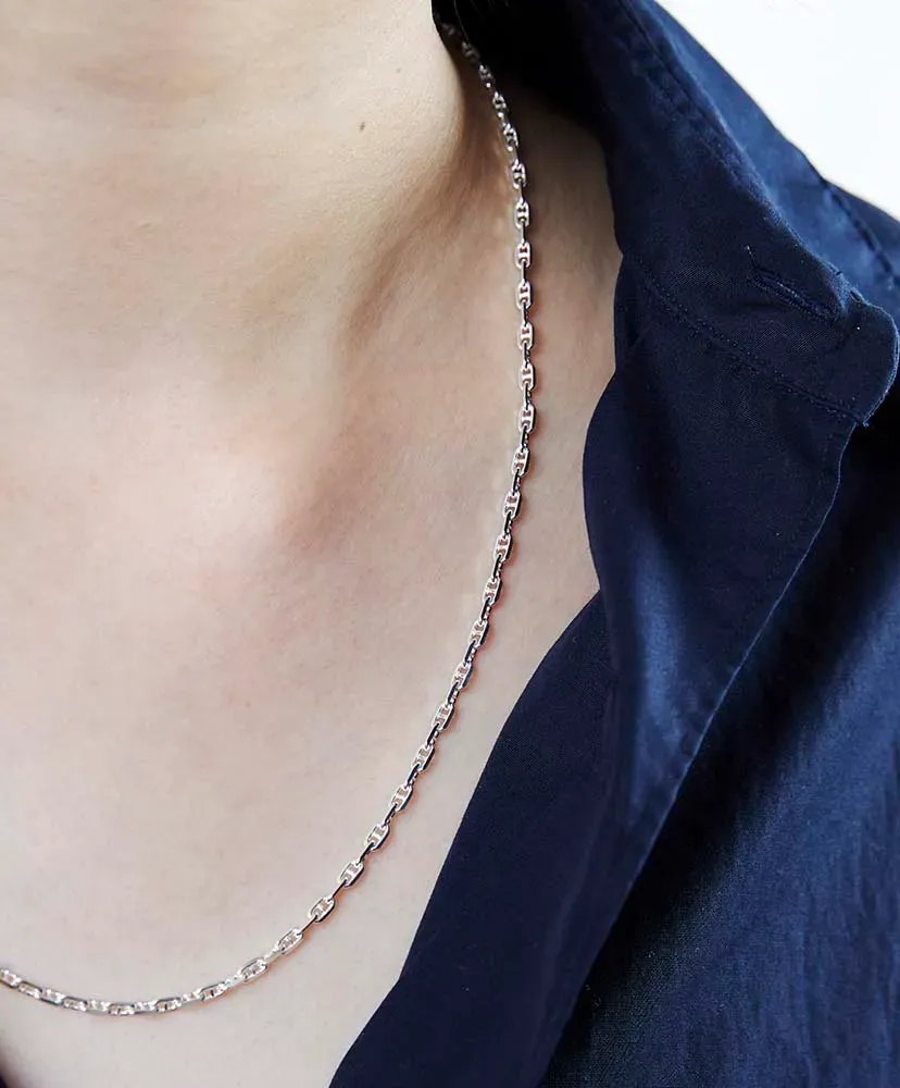Solid Anchor Link Necklace