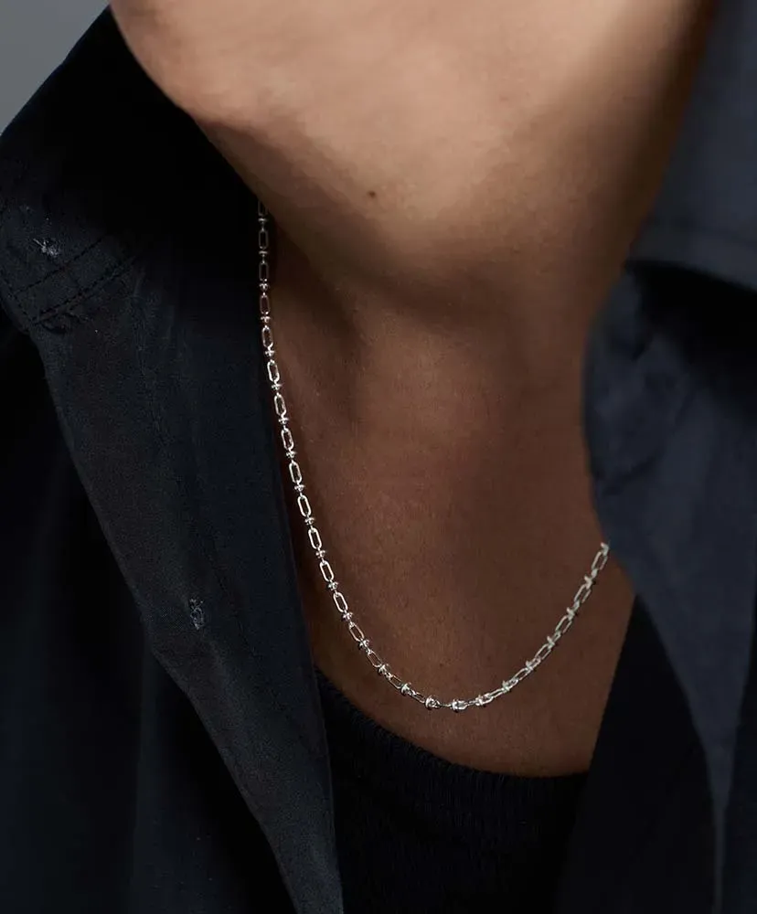 Oval Solid Link Necklace - 2Mm